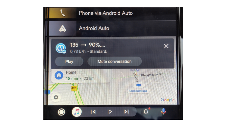 AAPS CGM data on Android Auto